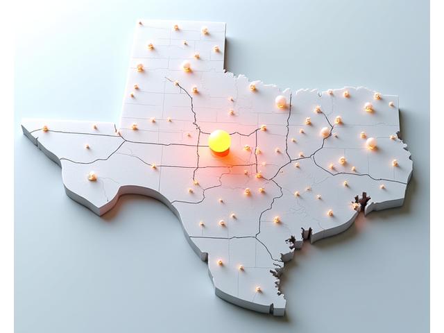 Stylized map of Austin highlighting various wellness community hubs and partnerships.