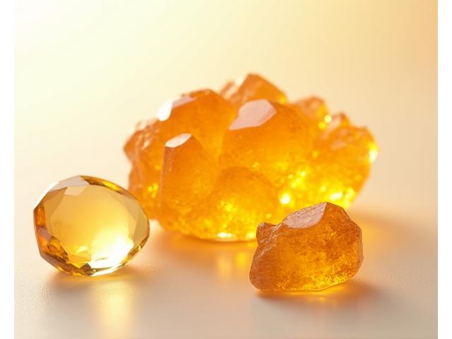 Golden-yellow Citrine cluster and tumbled stones